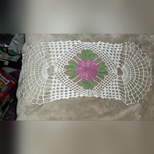 2 Vintage Hand Crafted Doilies